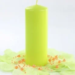 Badaboum Bougie Cylindrique Vert Anis 10Cm Clearance