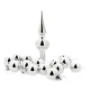 Badaboum Boule De Noel Avec Cimier Argent X 14 Pi Ces Discount