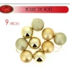 Badaboum Boule De Noel Or 6 Cm X 9 Pi Ces