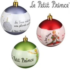 Badaboum Boule De Noel Petit Prince X 3 Pi Ces New