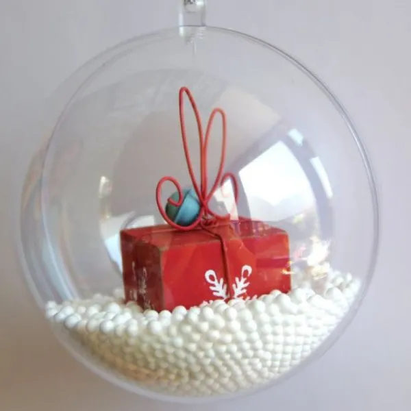 Badaboum Boule De Noel Transparente A Remplir 10Cm Clearance