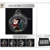 Badaboum Boule De Noel Transparente Ouverte En Verre 8Cm Best