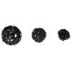 Boule En Rotin Noir X 10 Pi Ces Theme Cinema