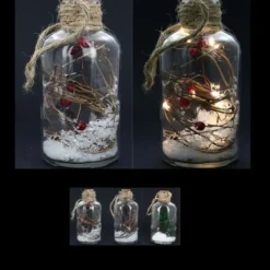Badaboum Bouteille De Noel Lumineuse Led Déco Clearance