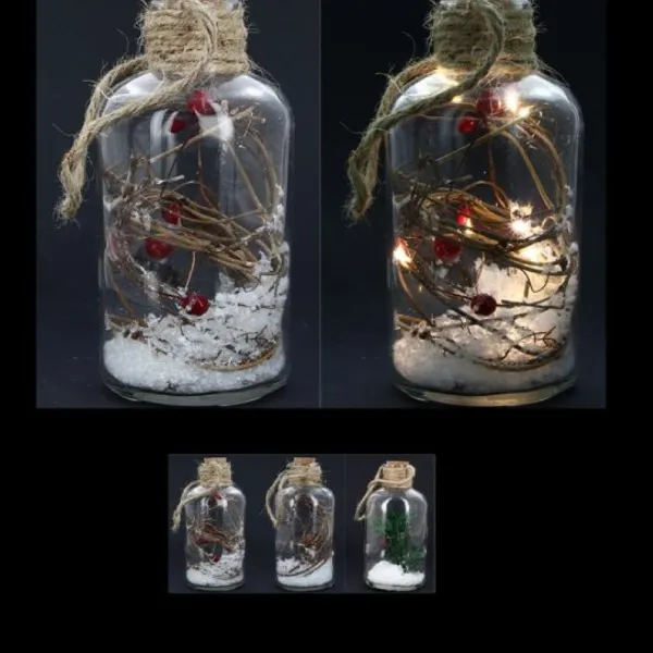 Badaboum Bouteille De Noel Lumineuse Led Déco Clearance