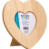 Badaboum Cadre En Bois Coeur 17,5 X 17,5 Cm