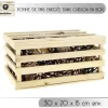 Badaboum Caisse De Pommes De Pin Enneig Es X 91 Pi Ces New
