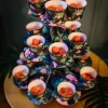 Online Cakes Cup Tropical X 25 Pi Ces Theme Joyeux Anniversaire