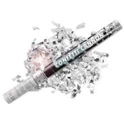 Badaboum Canon Confettis Argent 40 Cm