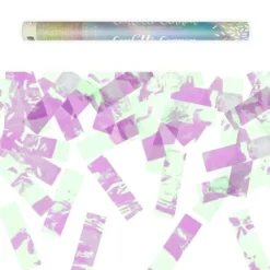 Badaboum Canon Confettis Blanc Iris 60Cm