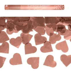 Badaboum Canon Confettis Coeur Rose Gold 60 Cm