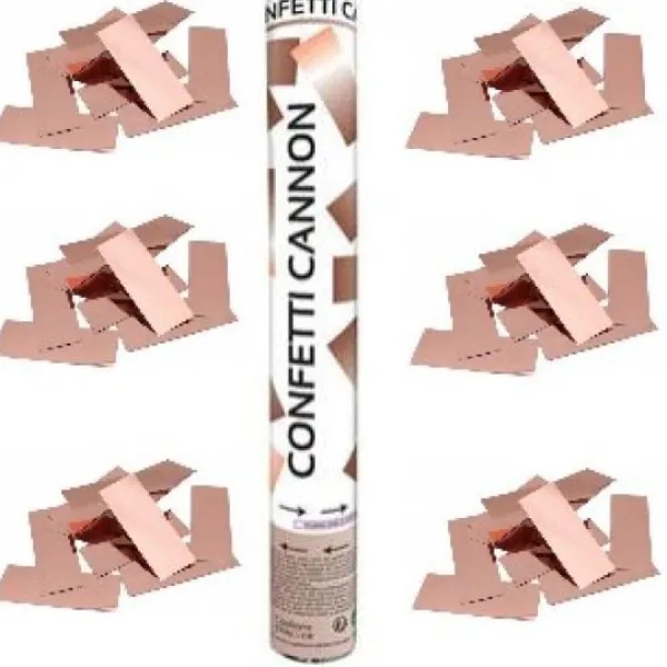 Badaboum Canon Confettis Pas Cher Rose Gold 30Cm