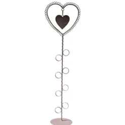Badaboum Centre De Table Coeur 60Cm Rouille