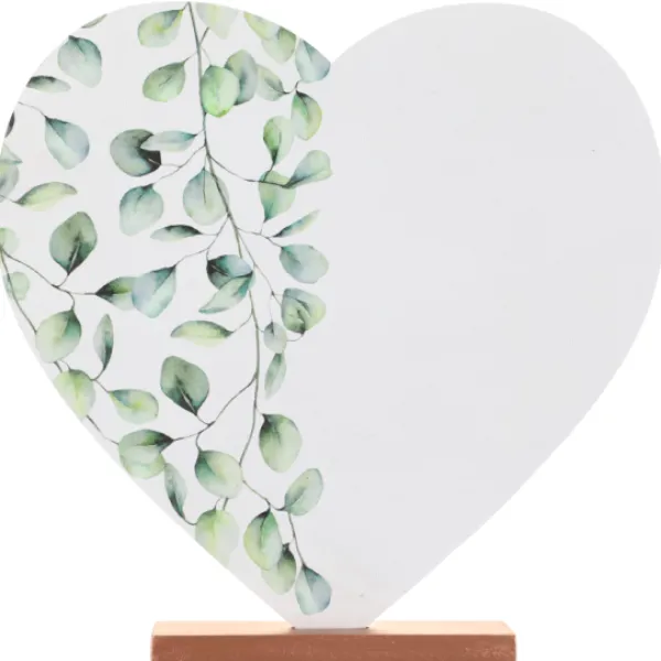 Badaboum Centre De Table Coeur Mariage Bucolique H19 Cm