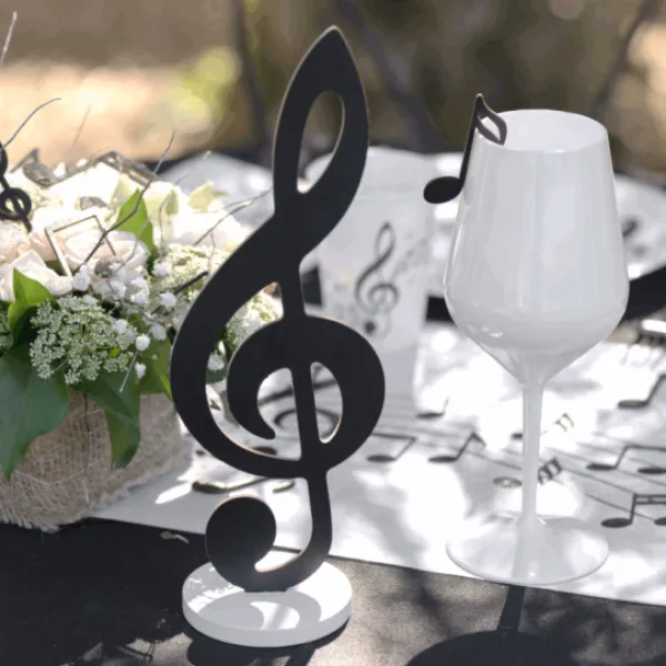 Badaboum Centre De Table D Cor Musique En Bois 8 X 10 X 27 Cm