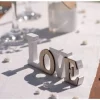 Badaboum Centre De Table Love En Bois Naturel