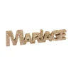 Badaboum Centre De Table Mot Mariage Paillett Rose Gold