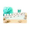 Badaboum Centre De Table Mot Mariage En Bois