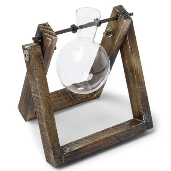 Badaboum Centre De Table Porte Fiole En Bois