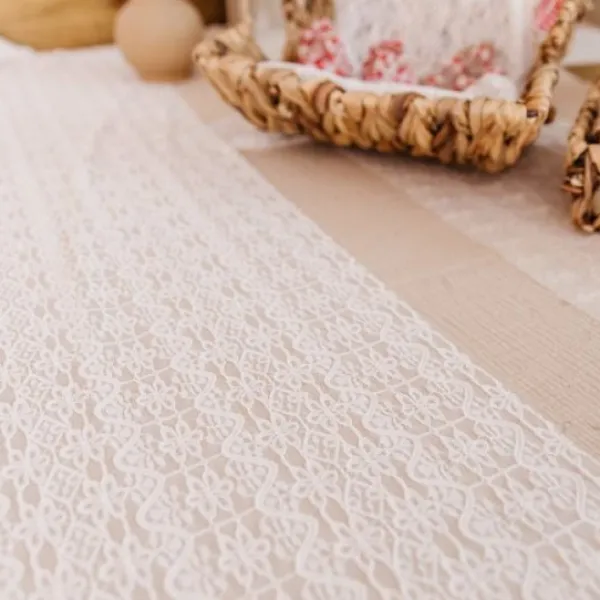 Sale Chemin De Table Dentelle Le D Licat Blanc Theme Dentelle