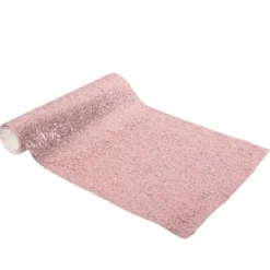 Badaboum Chemin De Table Eblouissant A Paillettes Rose Gold