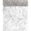 Badaboum Chemin De Table En Abaca Argent 30Cm