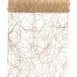 Badaboum Chemin De Table En Abaca Naturel 30Cm New