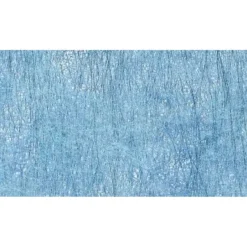 Badaboum Chemin De Table En Abaca Turquoise Cheveux D'Ange New