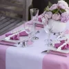 Badaboum Chemin De Table En Tissu Intiss Blanc 30Cm X 10M