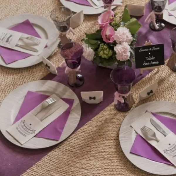 Badaboum Chemin De Table En Tissu Intiss