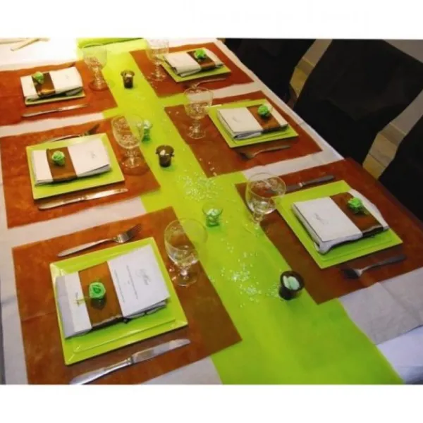 Badaboum Chemin De Table En Tissu Intiss