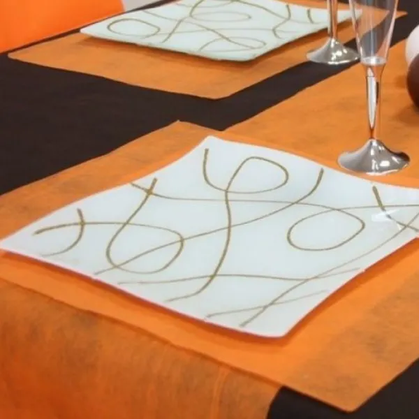 Badaboum Chemin De Table En Tissu Intiss
