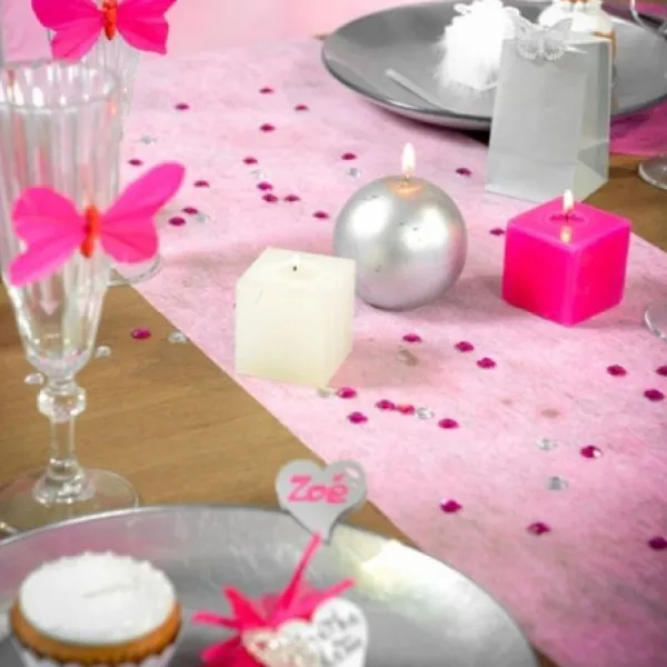 Badaboum Chemin De Table En Tissu Intiss