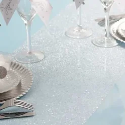 Badaboum Chemin De Table En Tulle Paillet Clearance