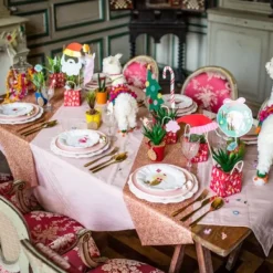 Badaboum Chemin De Table Etincelant Paillettes Rose Gold