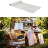 Outlet Chemin De Table Fleurie Dentelle Blanche Theme Dentelle