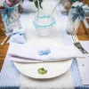 Badaboum Chemin De Table Fourrure Blanc Sale