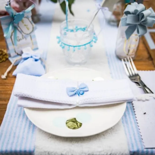 Badaboum Chemin De Table Fourrure Blanc Sale