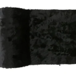Badaboum Chemin De Table Fourrure Noir Outlet