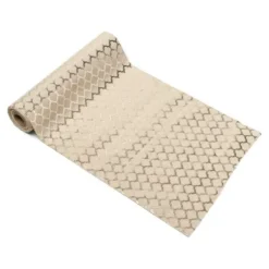Badaboum Chemin De Table Lin Floque Nid D'Abeille