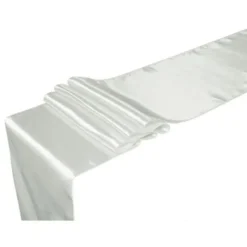 Badaboum Chemin De Table Mariage En Satin Argent 36Cm X 9 M Tres