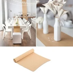 Badaboum Chemin De Table Mariage Kraft