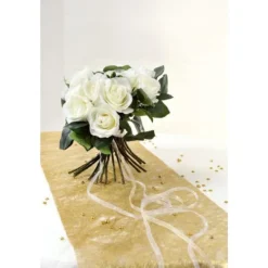 Badaboum Chemin De Table Mariage Or M Tallis 30 Cm X 5 M Tres Online