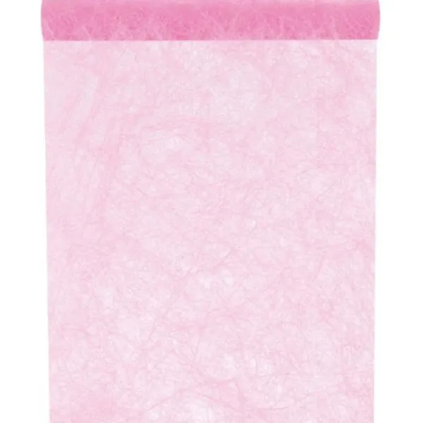 Badaboum Chemin De Table Mariage Rose Fanon 30 Cm X 5 M Tres Clearance