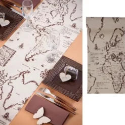 Badaboum Chemin De Table Mariage Theme Voyage