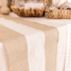 Discount Chemin De Table Mariage Toile De Jute Et Lin 30 Cm X 3 M Theme Eco-Responsable
