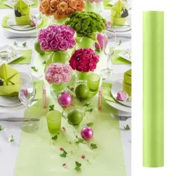 Badaboum Chemin De Table Pas Cher En Satin 36Cm X 9 M Tres Best