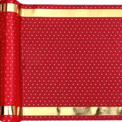 Badaboum Chemin De Table Passe Partout Pois Rouge 28Cm X 3 M Tres Online