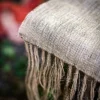 Chemin De Table Toile De Jute Et Franges Theme Jute