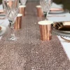 Badaboum Chemin De Table Venise Sequins Rose Gold